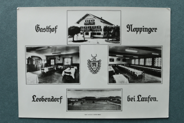 AK Leobendorf bei Laufen / 1940-1960 / Mehrbildkarte / Gasthof Noppinger / Strasse